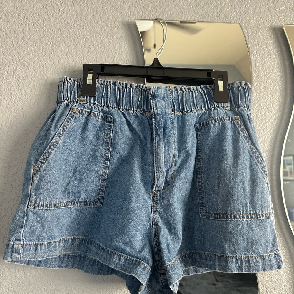Forever 21 Light Blue Jean Shorts